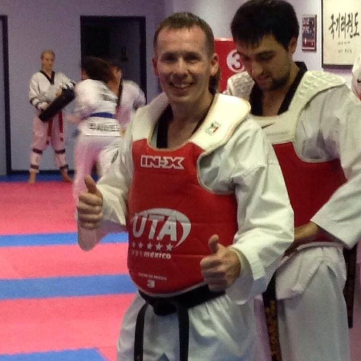 Master Gordon sparring